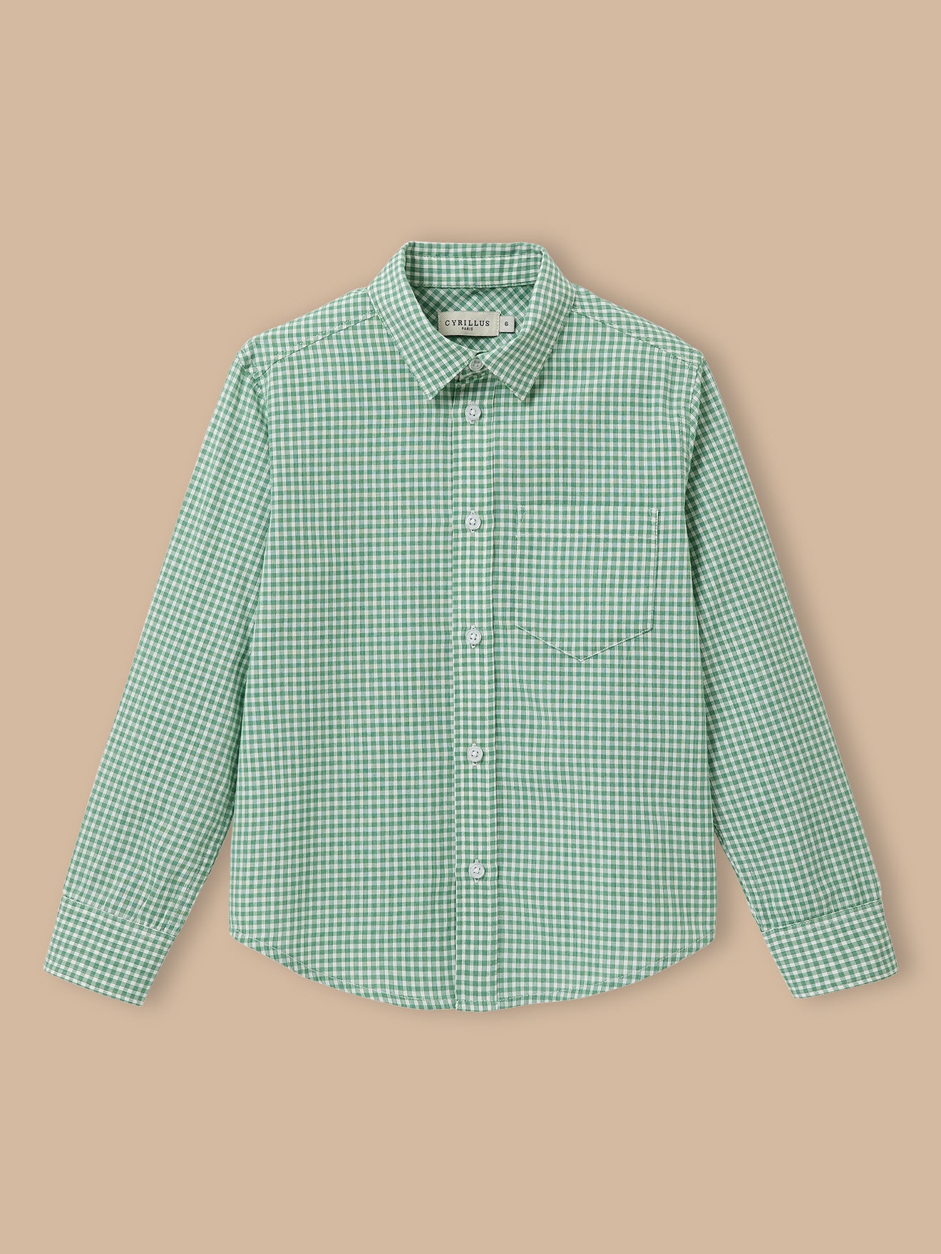 Chemise à petits carreaux Garçon