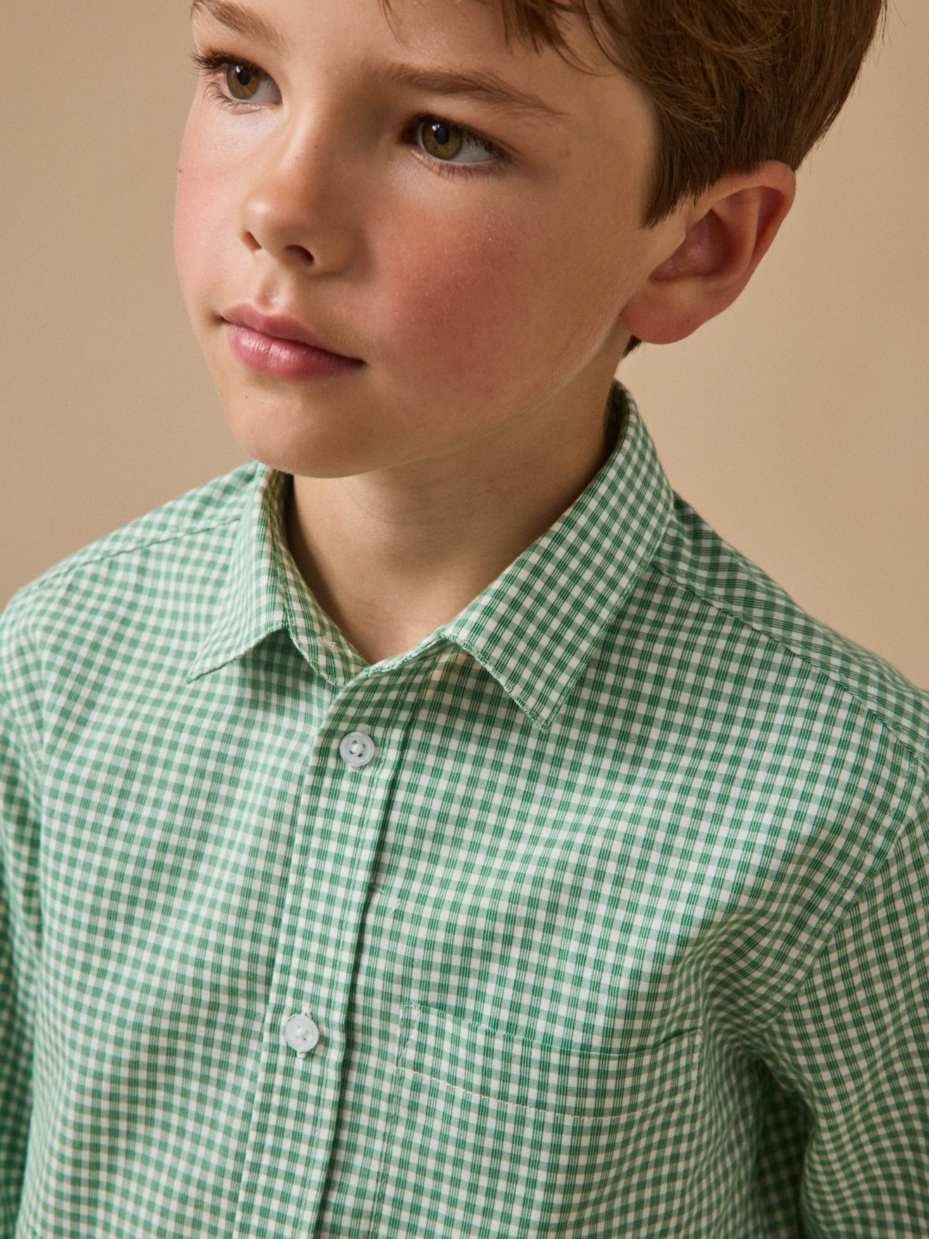 Chemise à petits carreaux Garçon