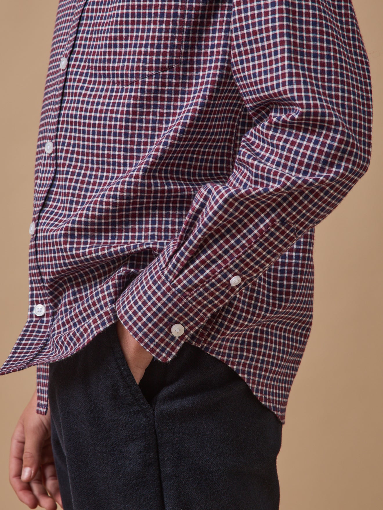 Chemise carreaux effet flanelle Garçon