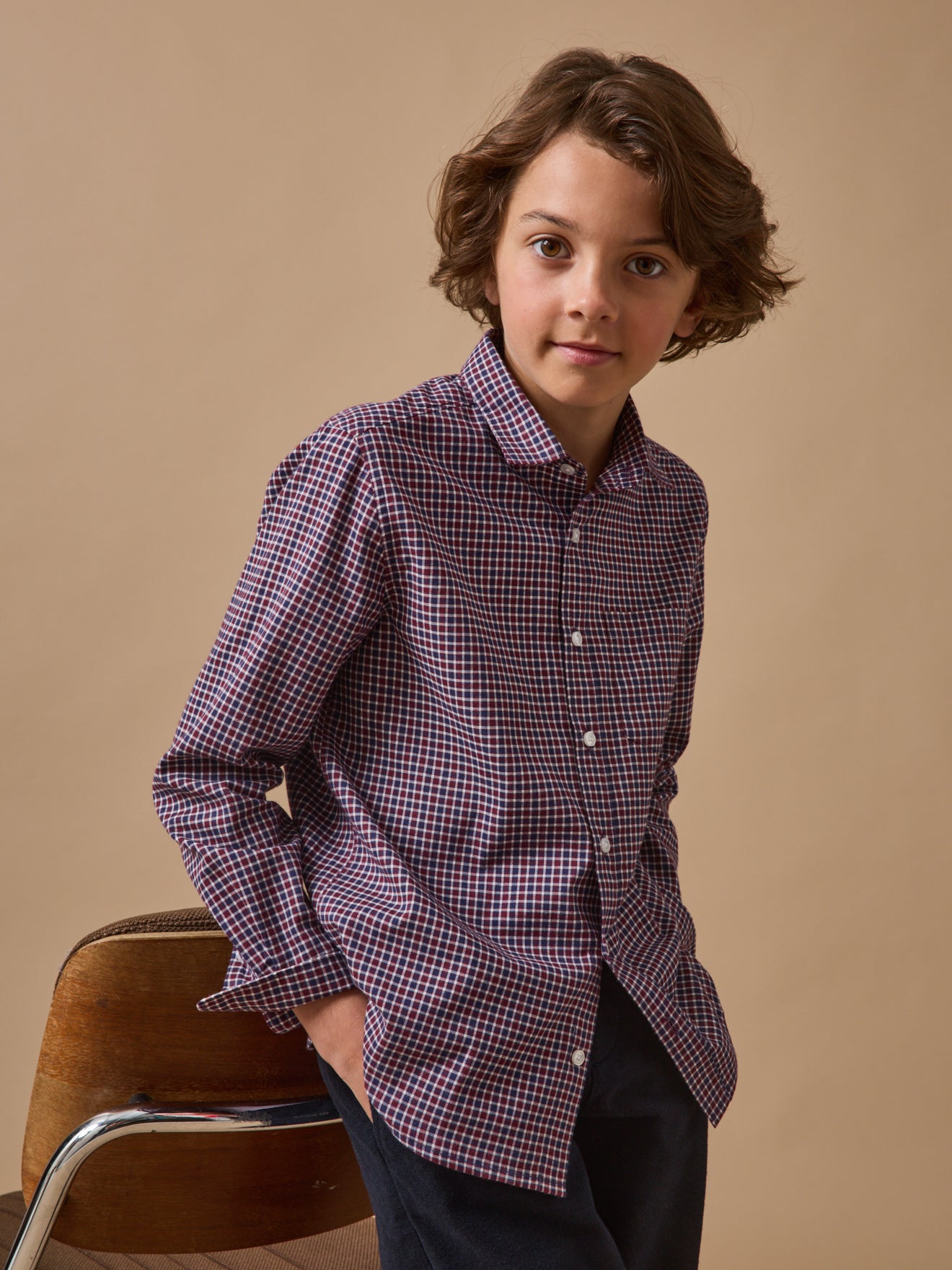 Chemise carreaux effet flanelle Garçon