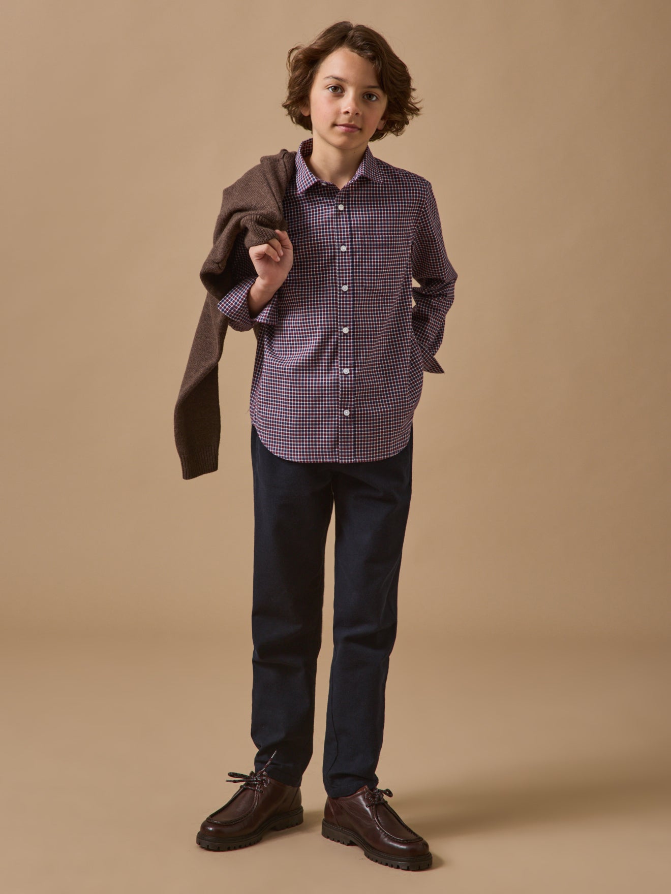Chemise carreaux effet flanelle Garçon