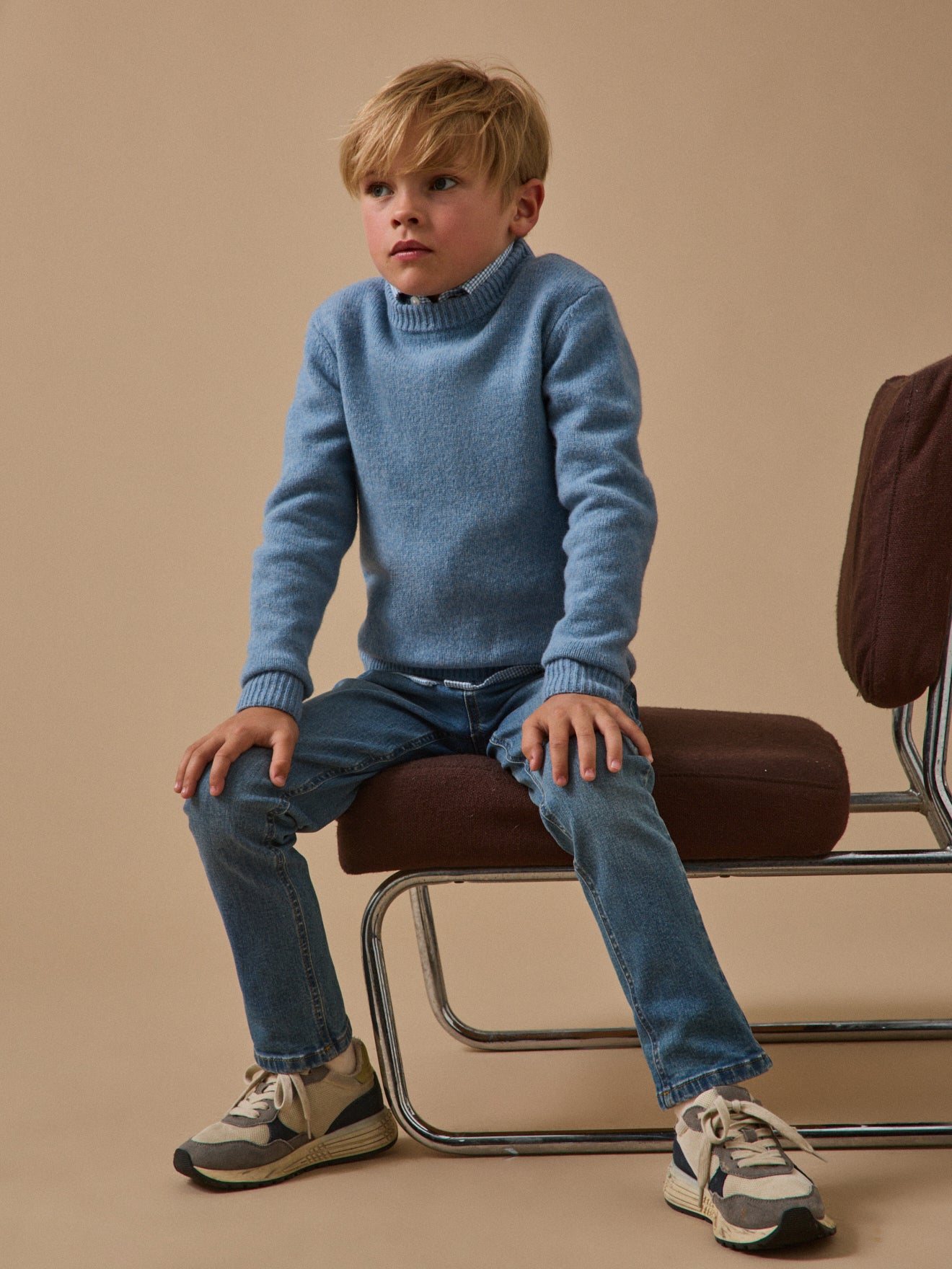 Pull Garçon en laine merinos