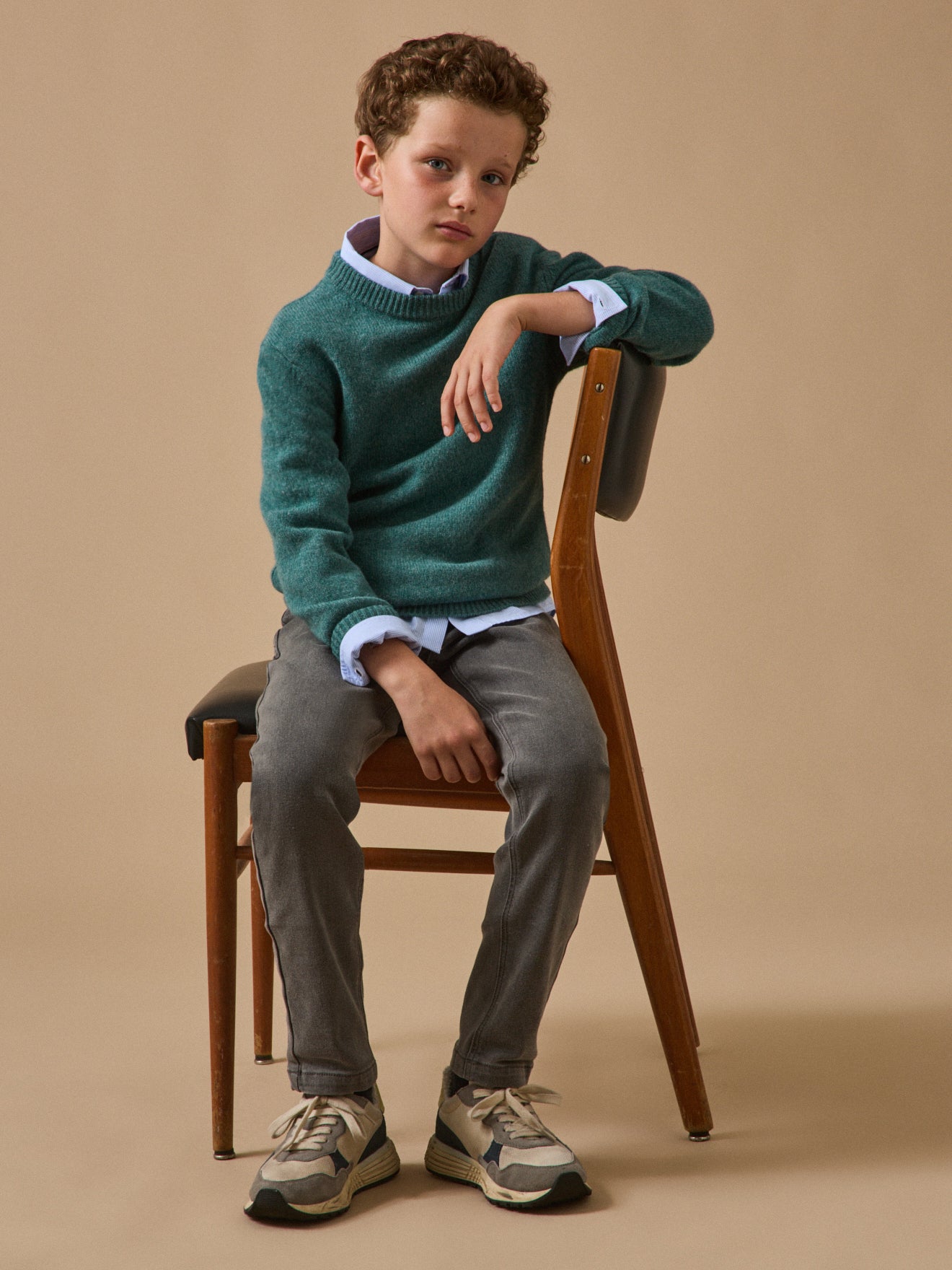 Pull Garçon en laine merinos