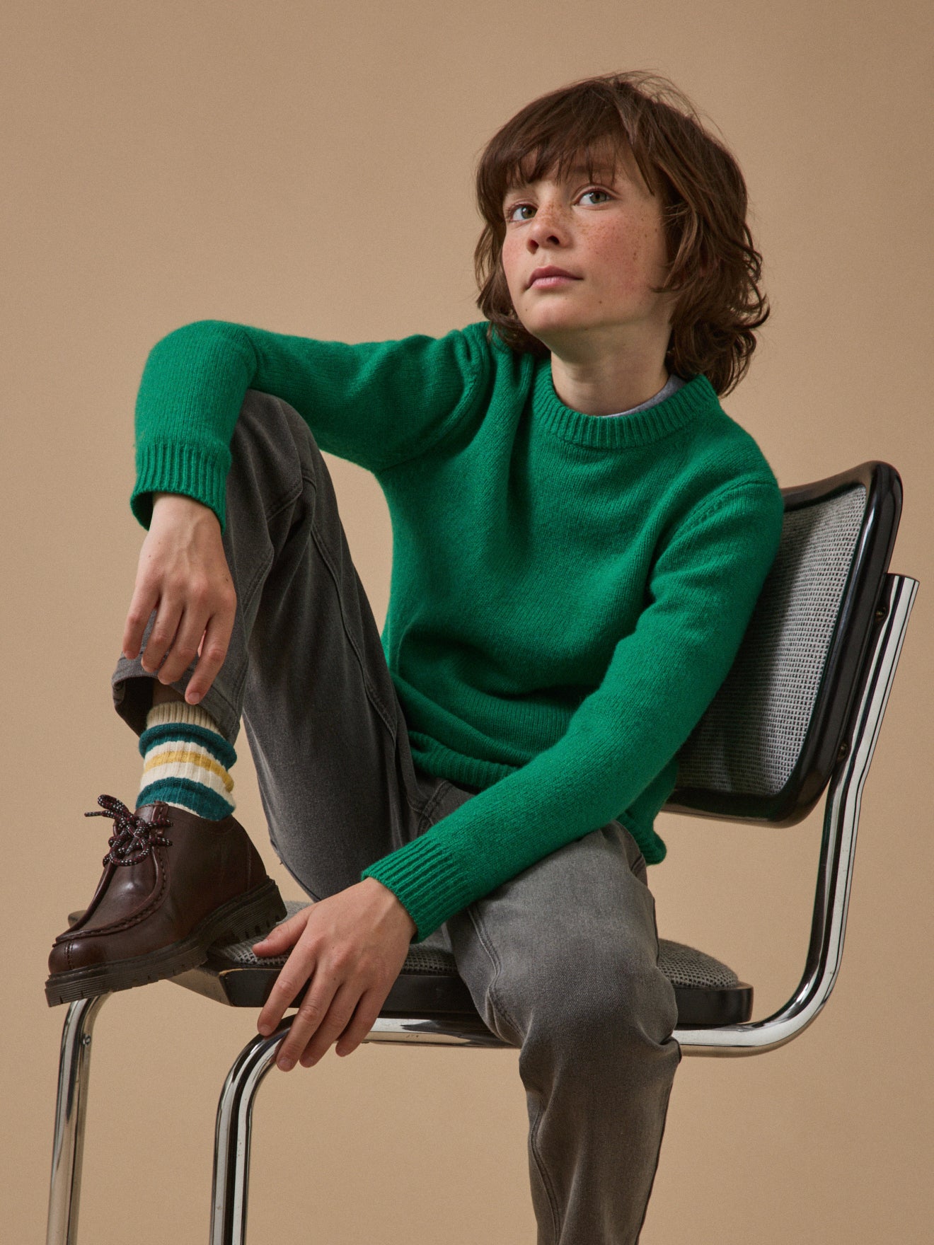 Pull Garçon en laine merinos