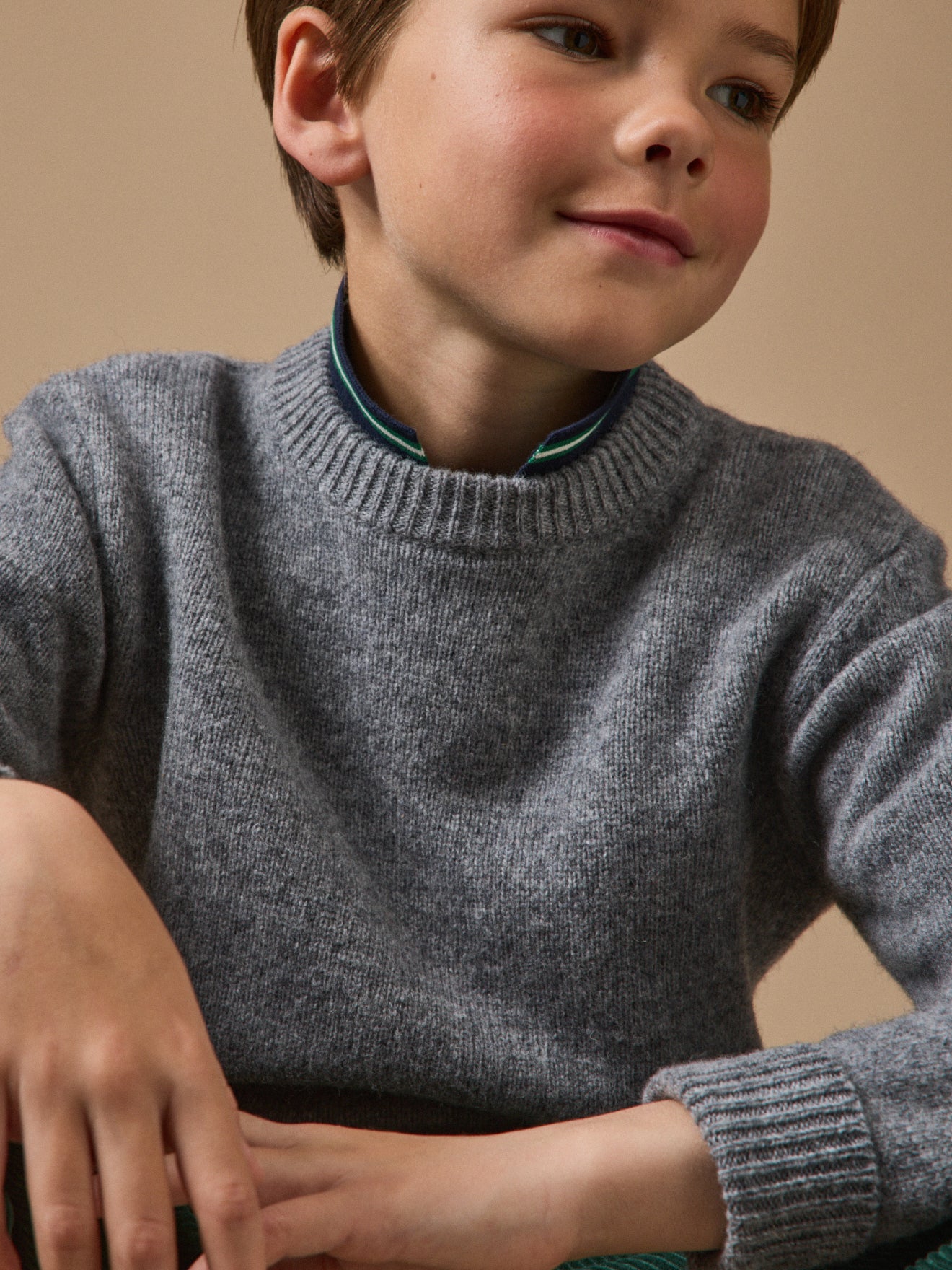 Pull Garçon en laine merinos