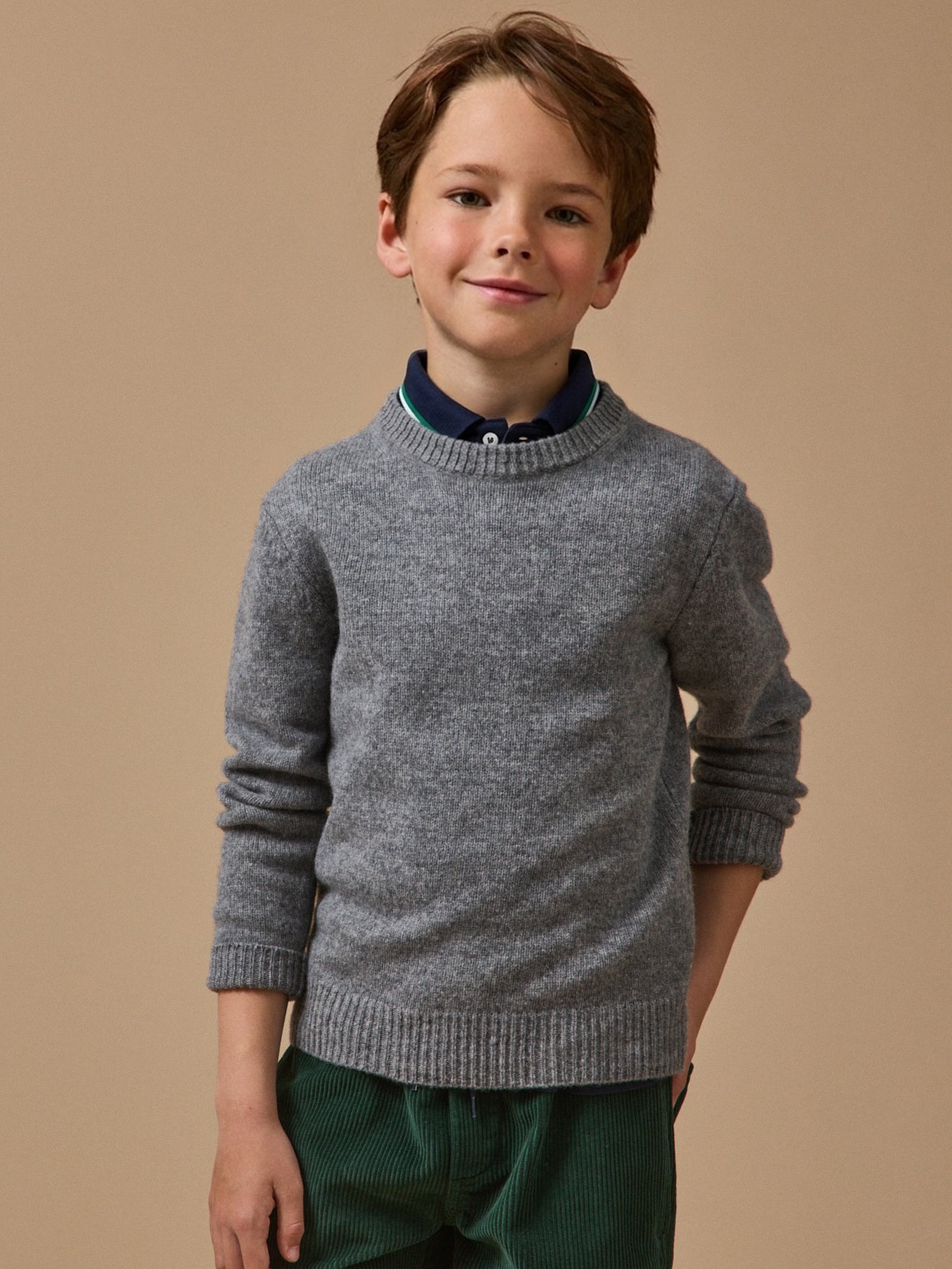 Pull Garçon en laine merinos