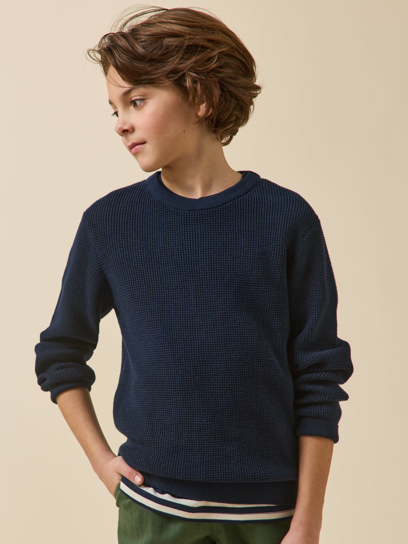 Pull point fantaisie Garçon