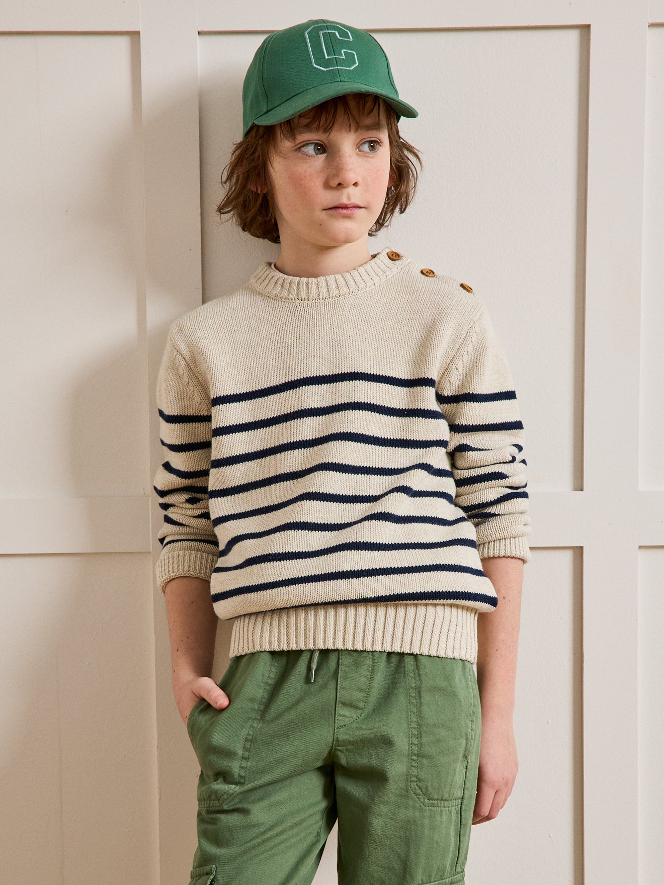Pull marin garçon