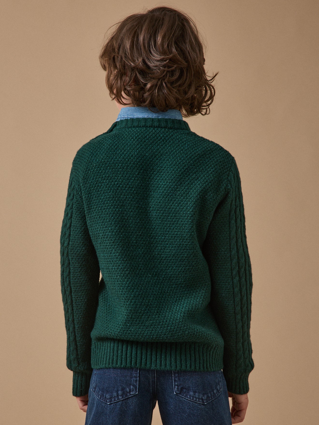 Pull torsadé Garçon