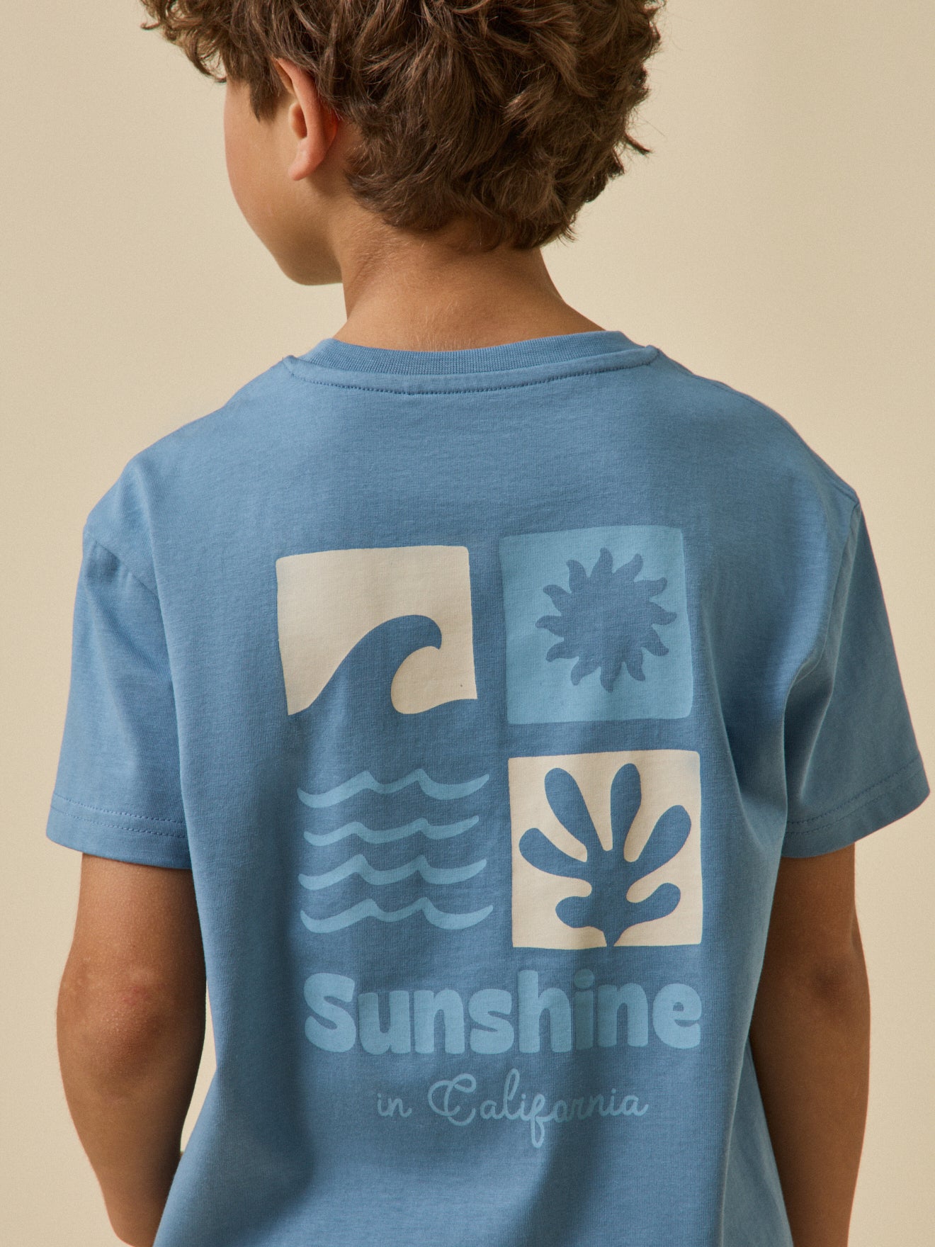 T-shirt sunshine Garçon - Coton biologique