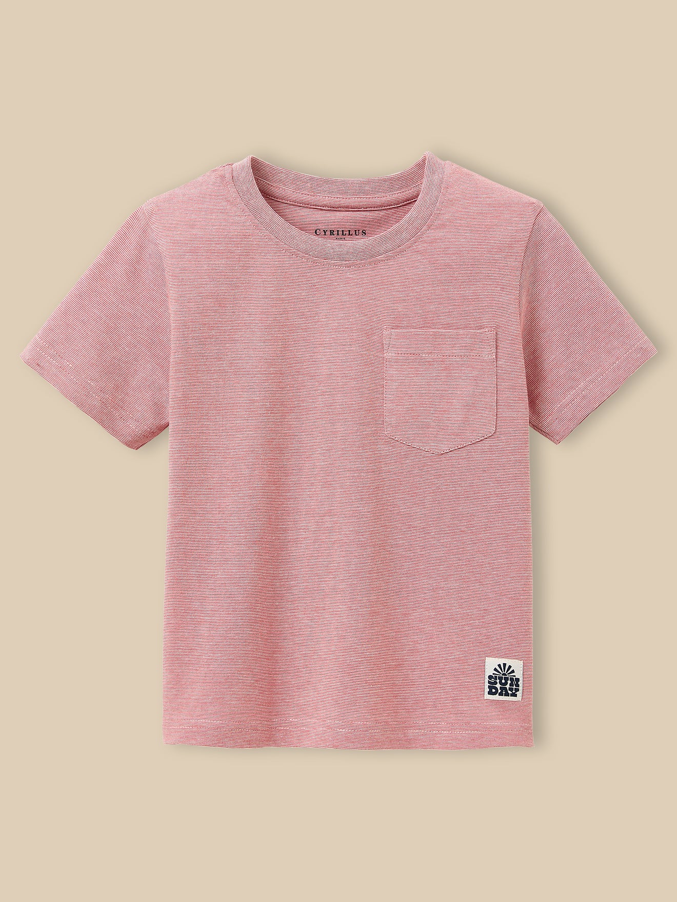 T-shirt rayé garçon - Coton biologique