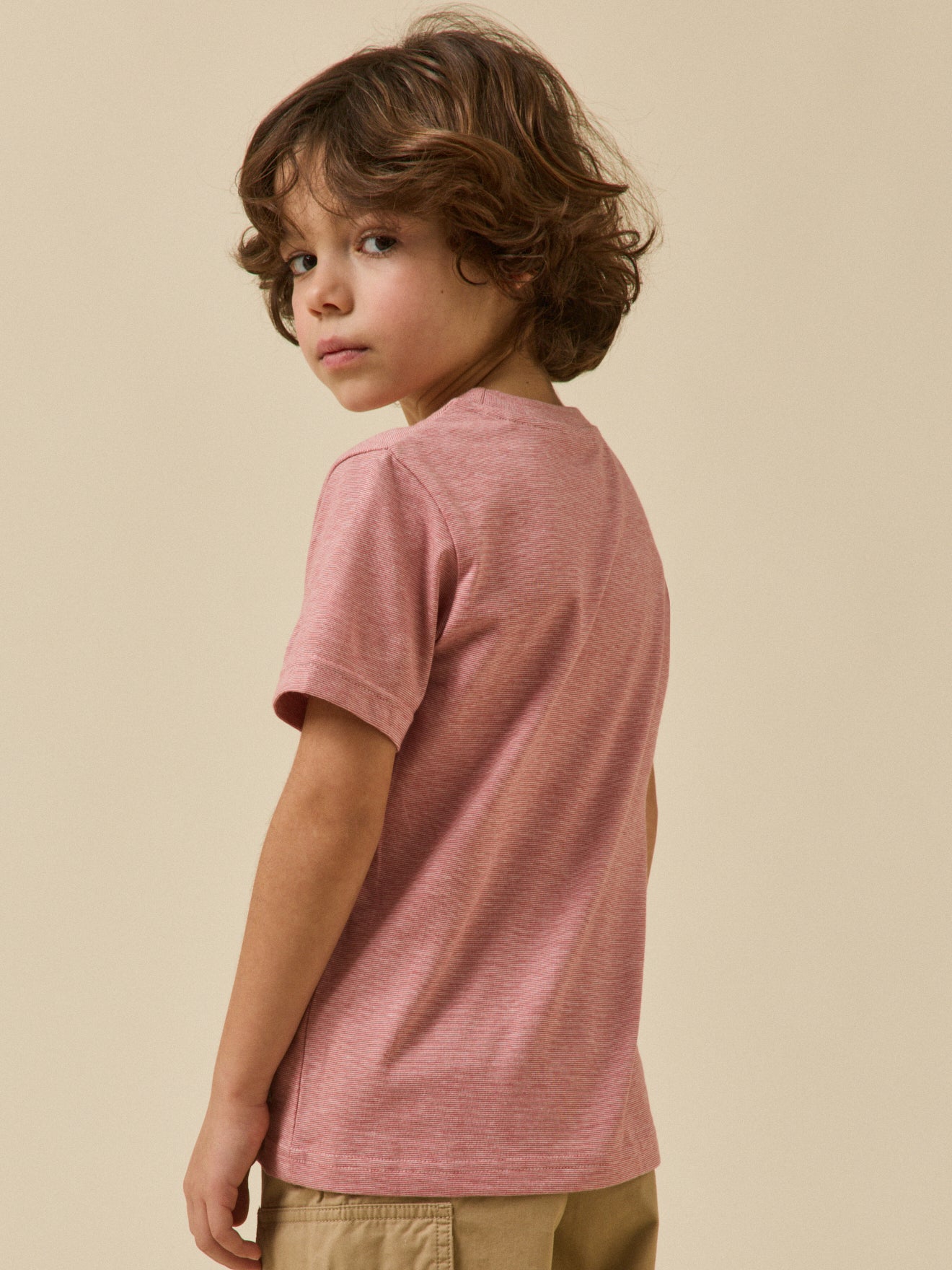 T-shirt rayé garçon - Coton biologique