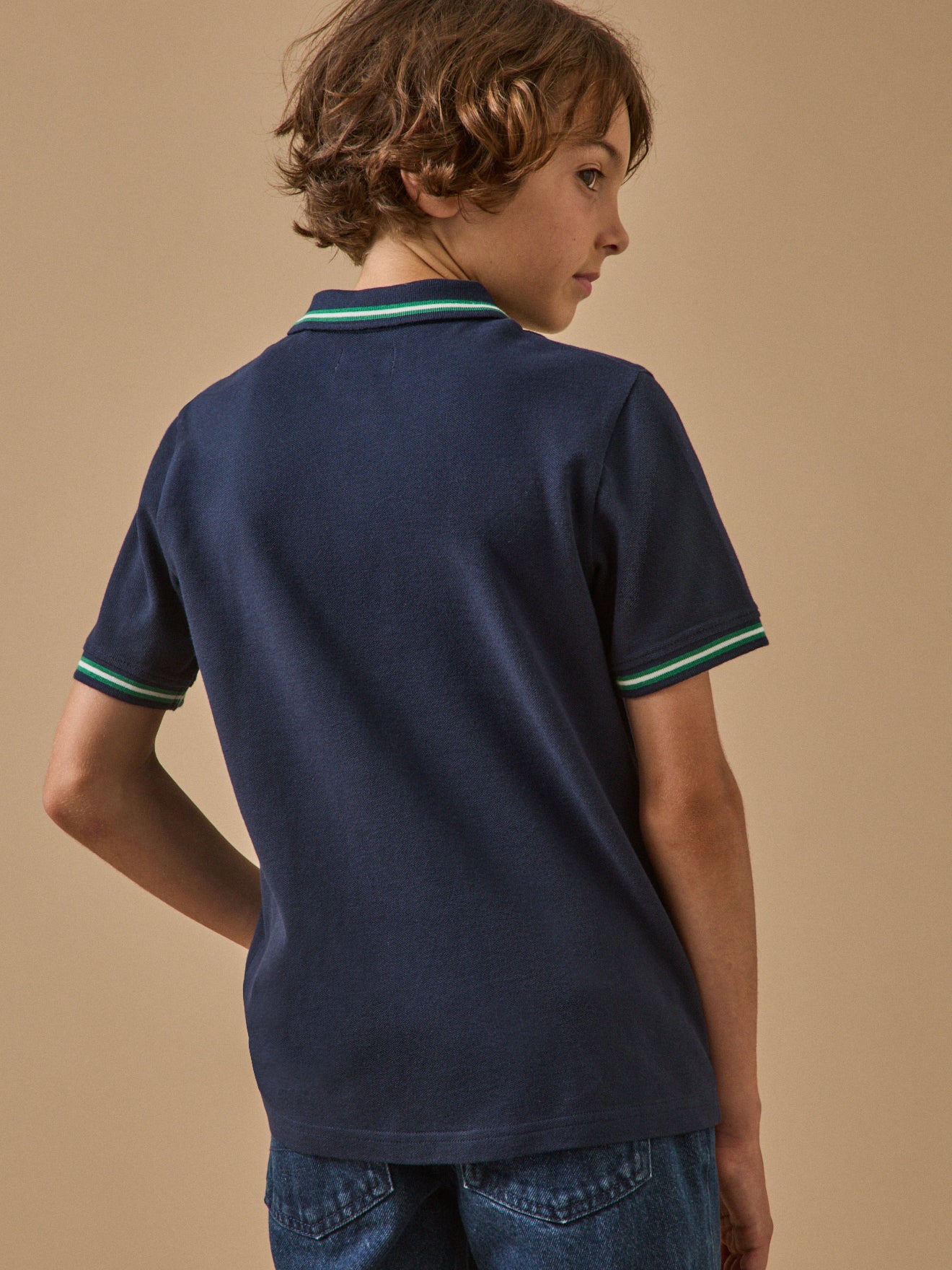 Polo en maille piquée Garçon