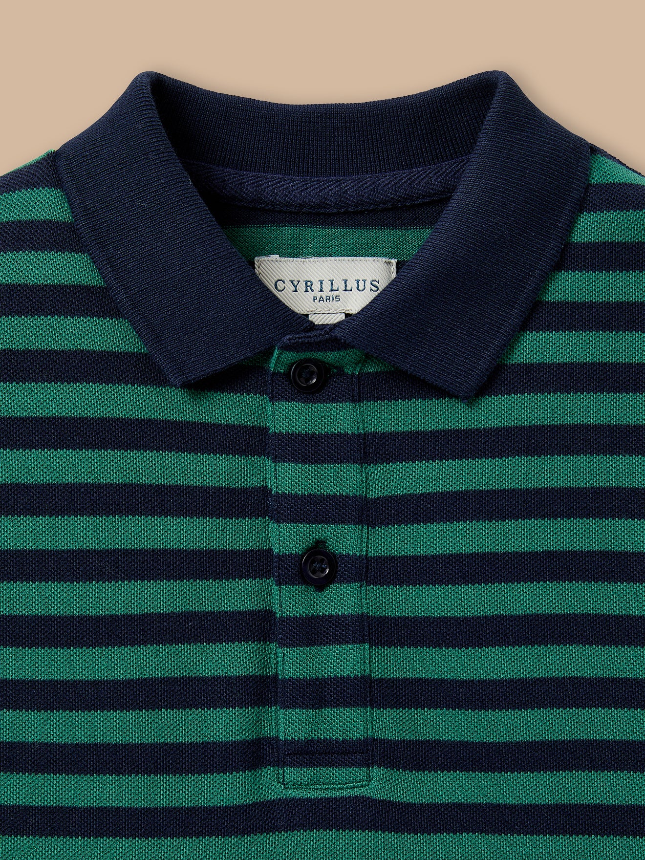 Polo rayé maille piquée Garçon