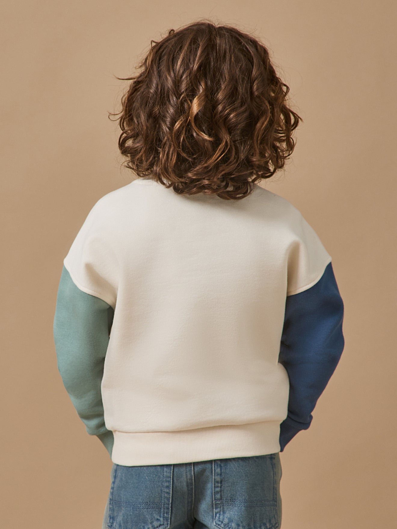 Sweat "colorblock" Garçon