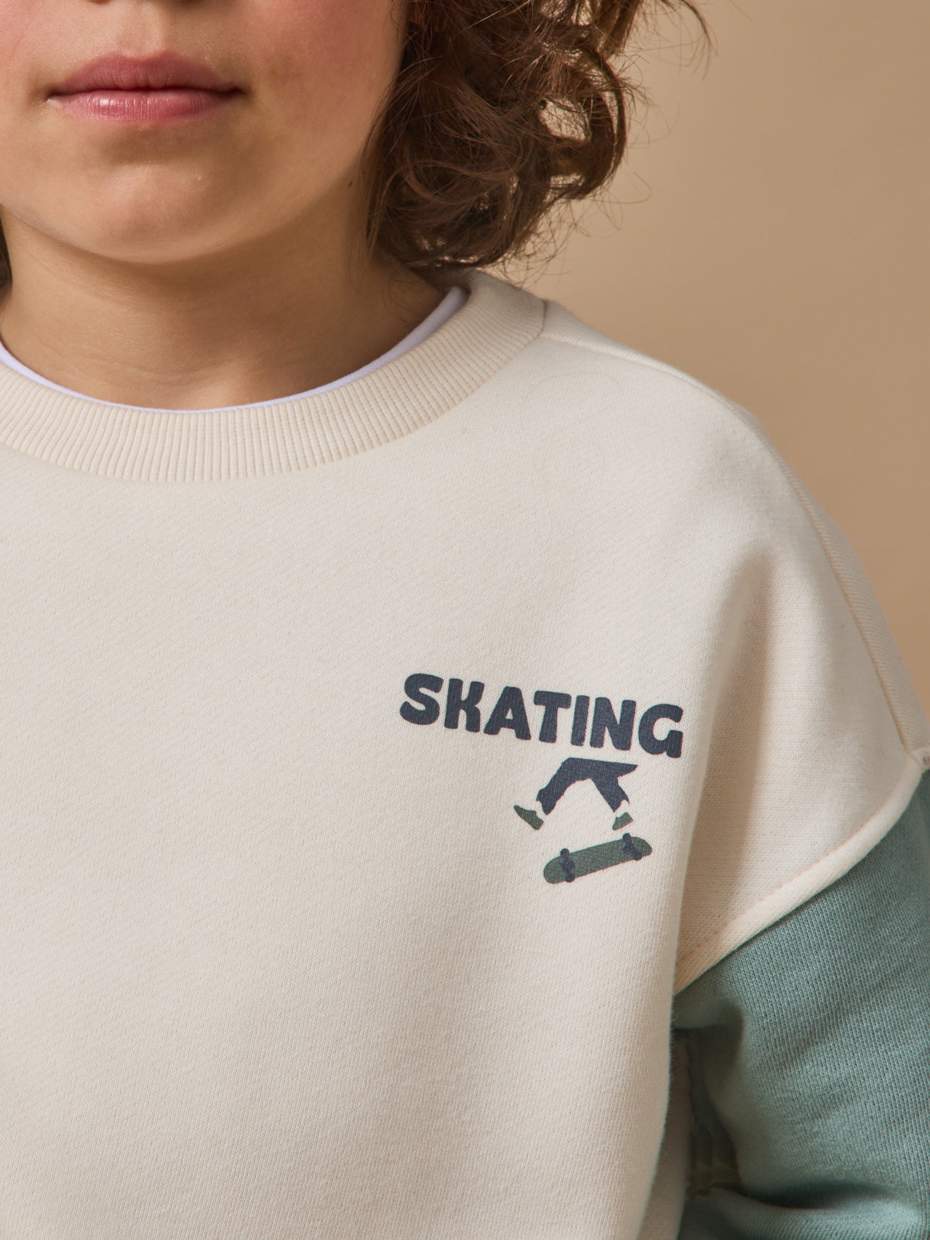 Sweat "colorblock" Garçon