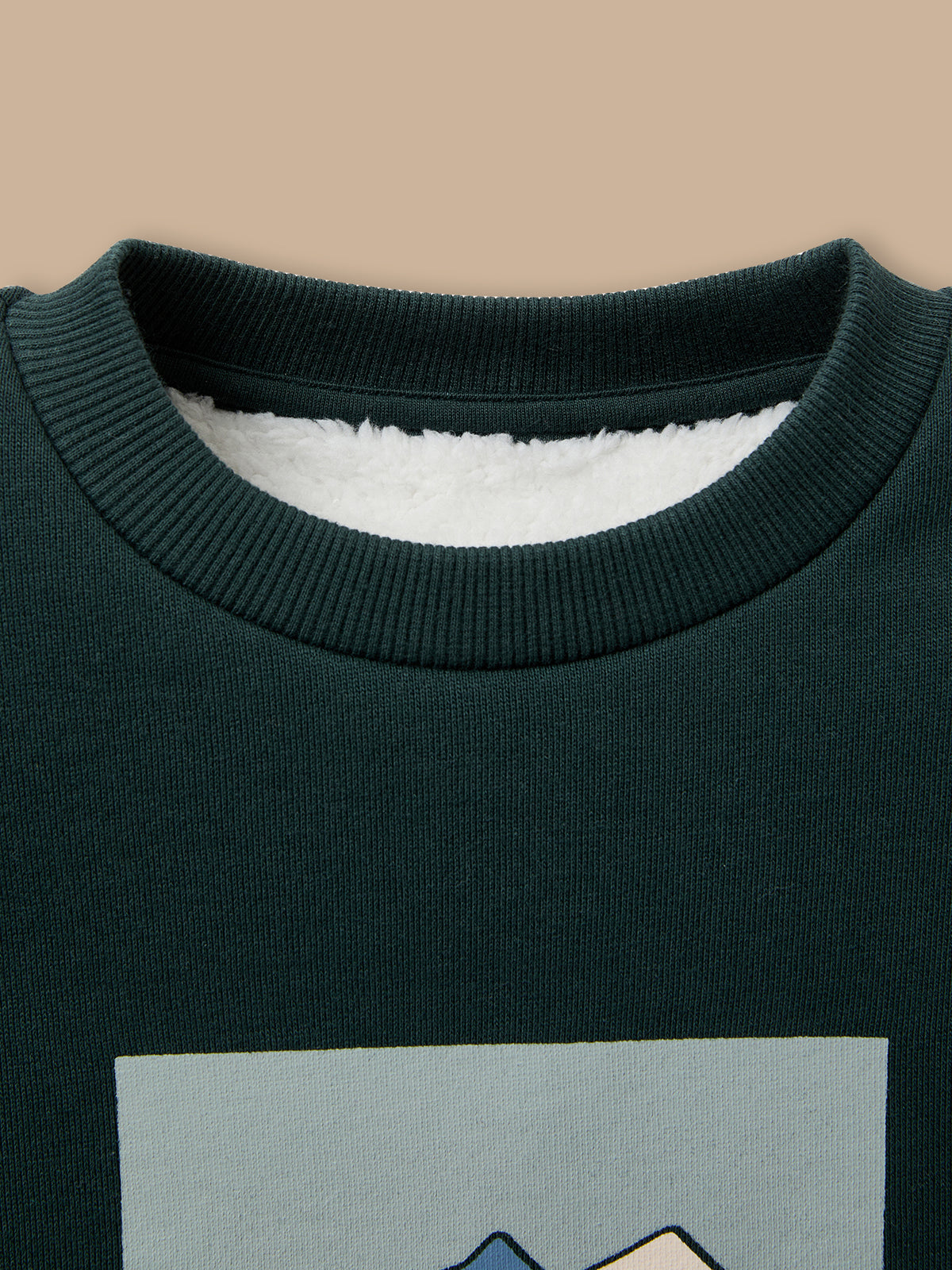 Sweat doublé sherpa Garçon