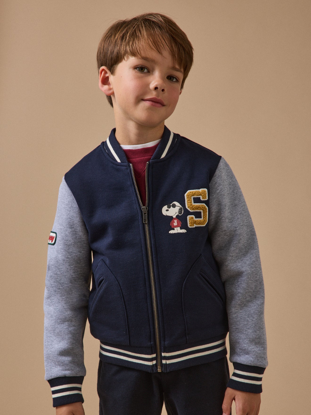 Sweat Teddy Enfant Cyrillus X PEANUTS™- Collection Snoopy