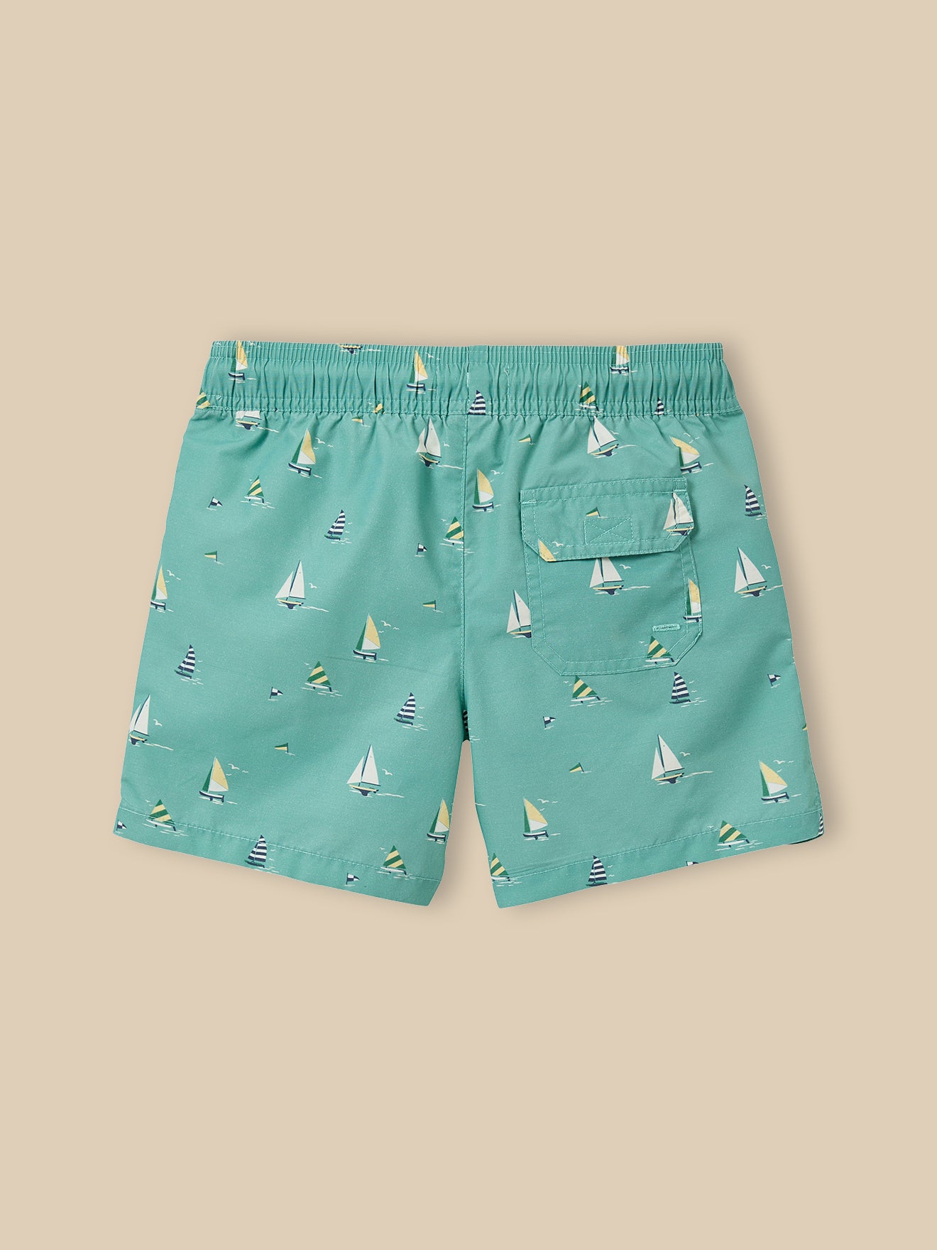 Short de bain "voiliers" Garçon