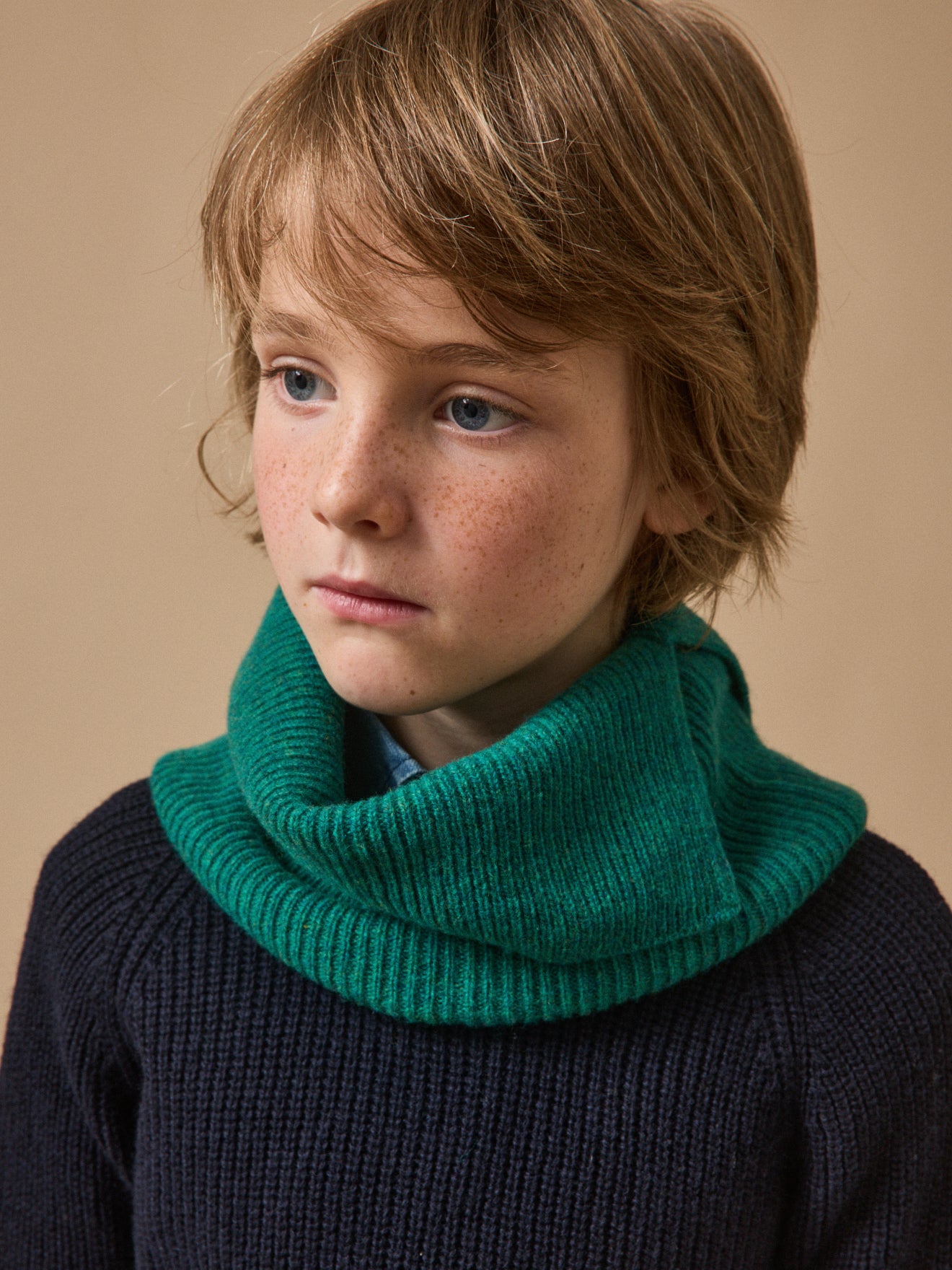 Snood enfant en laine mérinos