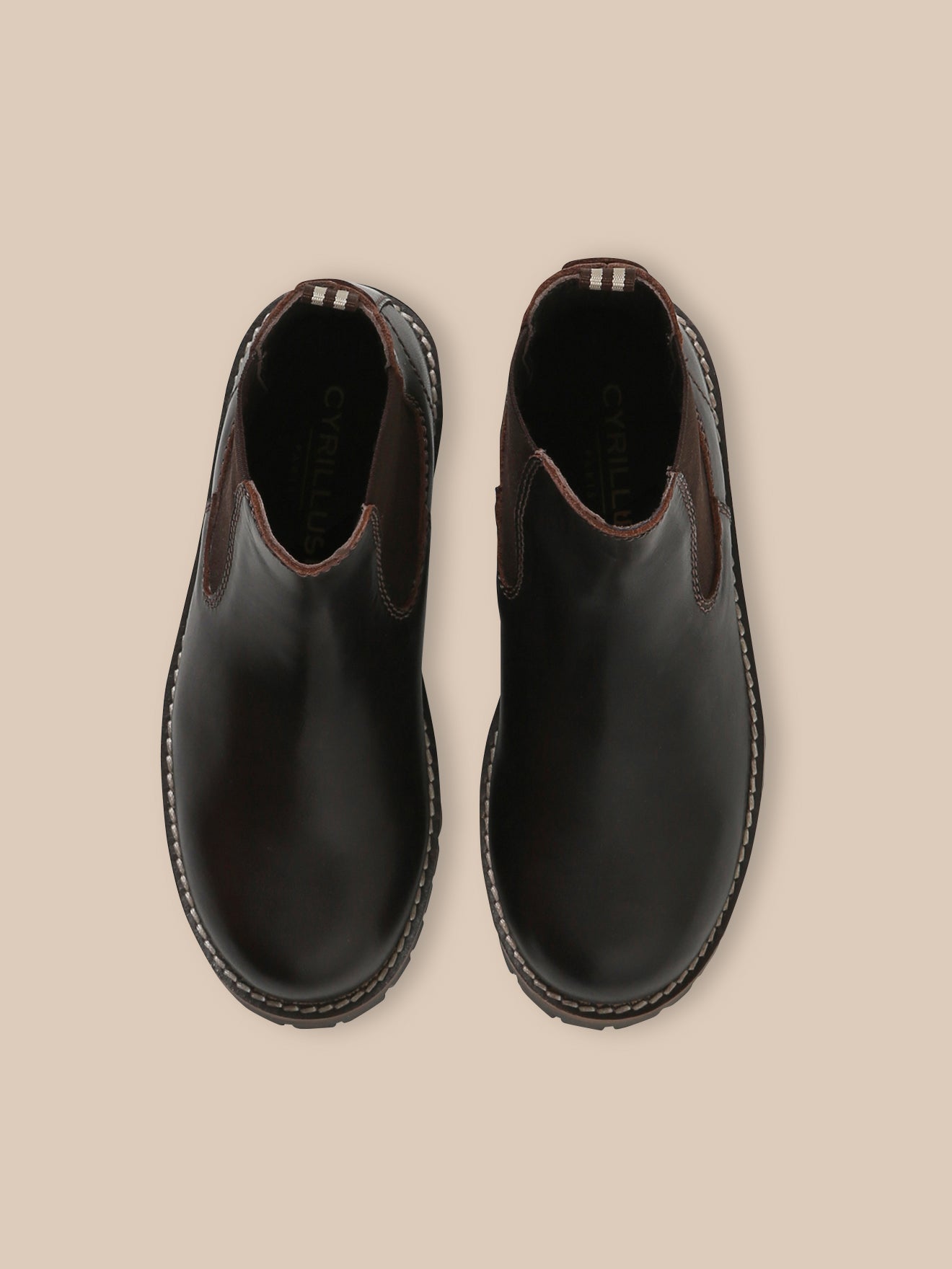 Boots chelsea en cuir garçon