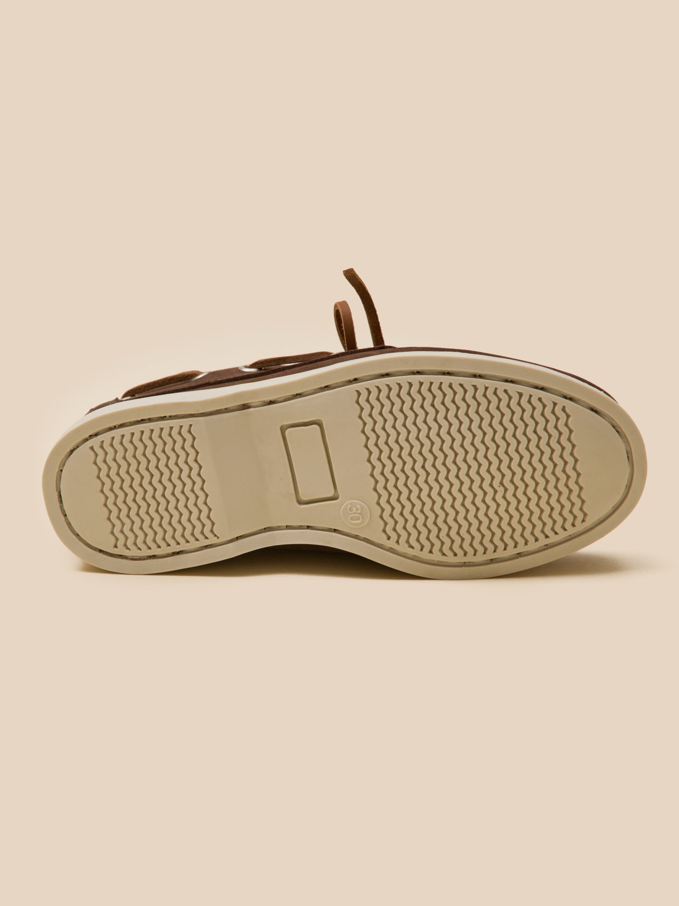Chaussures bateau en cuir Garçon